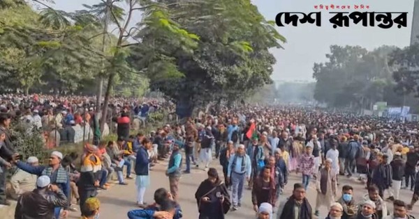 একসাথে এত মানুষ আগে দেখেনি ঢাকা!