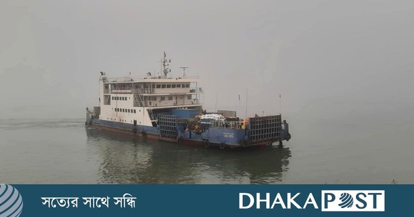 ৫ ঘণ্টা পর দৌলতদিয়া-পাটুরিয়া নৌরুটে ফেরি চলাচল শুরু