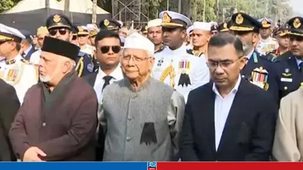 মায়ের জানাজায় তারেক রহমান