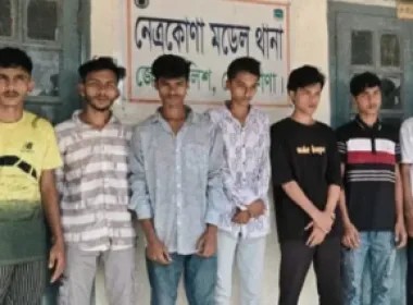 মশাল মিছিল থেকে নিষিদ্ধ ঘোষিত ছাত্রলীগের ৭ নেতাকর্মী আটক