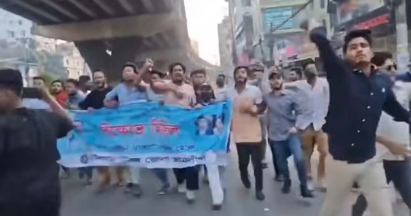 নিষিদ্ধ ছাত্রলীগের ঝটিকা মিছিল, আটক ৩