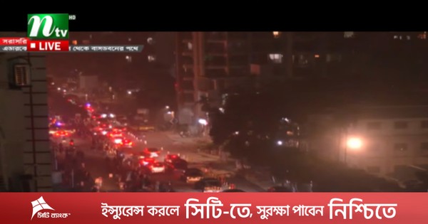 এভারকেয়ার থেকে গুলশানের পথে তারেক রহমান