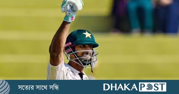 মাসুদের প্রথম ডাবল সেঞ্চুরিতে ভাঙল ইনজামাম-শেবাগের রেকর্ড