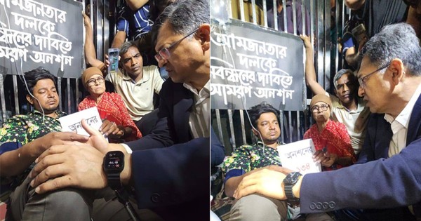 অনশন থেকে তুলে তারেককে হাসপাতালে পাঠালেন সালাহ উদ্দিন