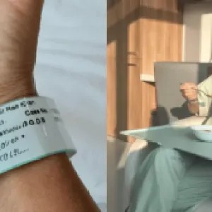 অসুস্থতার মধ্যেও হাসি : হাসপাতাল থেকে ছবি পোস্ট করে যা বললেন কিরণ রাও